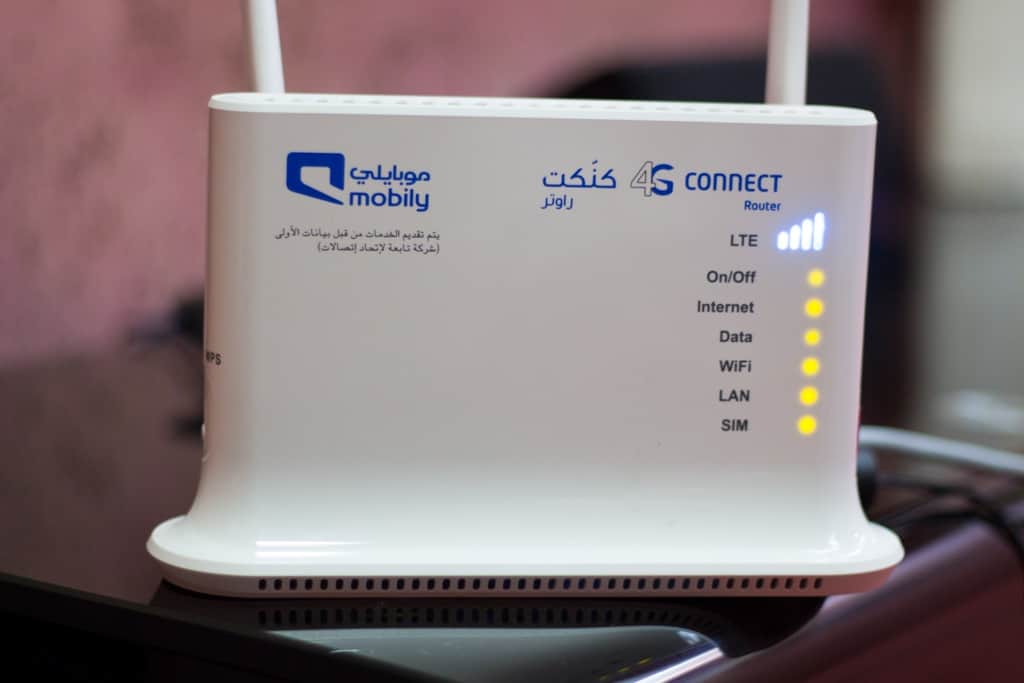 حل مشكلة راوتر موبايلي 4g بعد التشفير